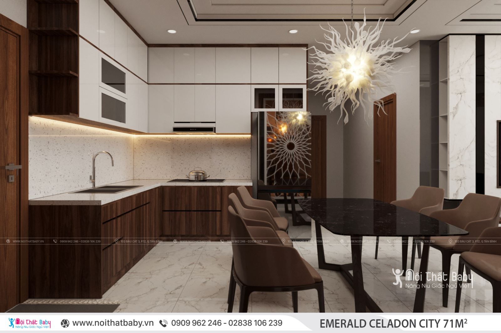 Tổng hợp các mẫu thiết kế nội thất Chung cư Emerald Celadon City